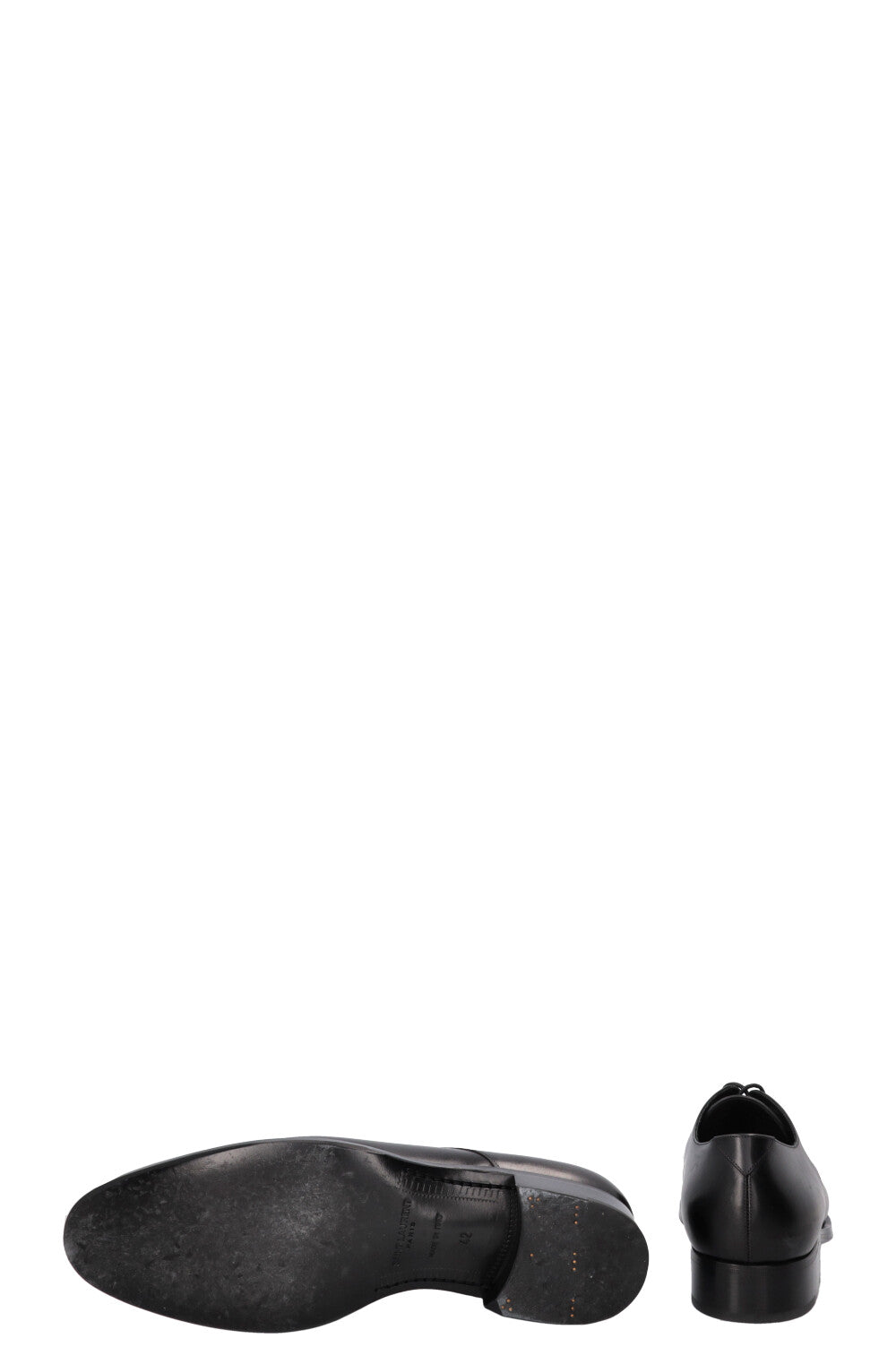 SAINT LAURENT Derby Loafers Leather Black