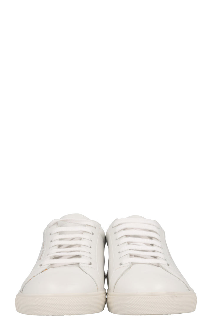 SAINT LAURENT Gym Low Logo Sneakers White