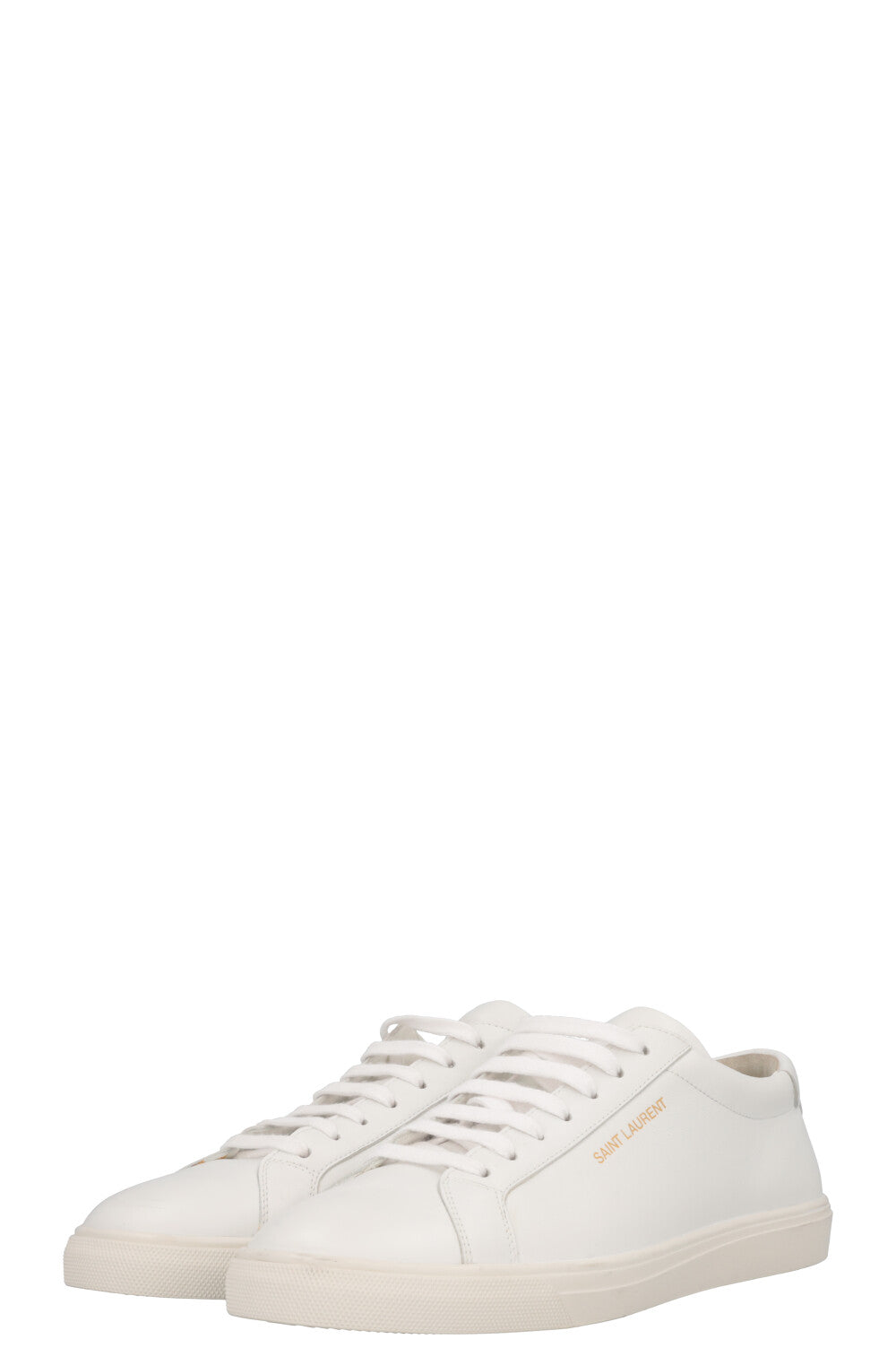 SAINT LAURENT Gym Low Logo Sneakers White