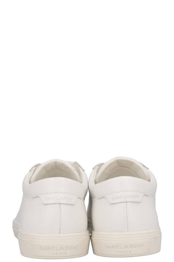 SAINT LAURENT Gym Low Logo Sneakers White
