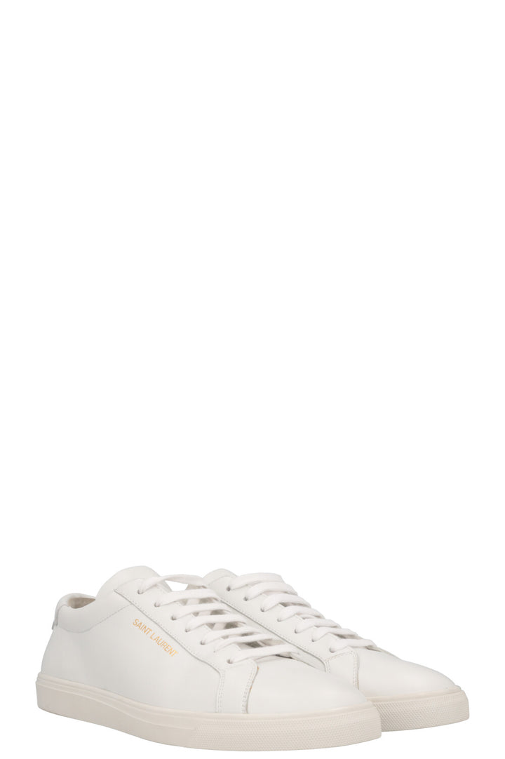 SAINT LAURENT Gym Low Logo Sneakers White