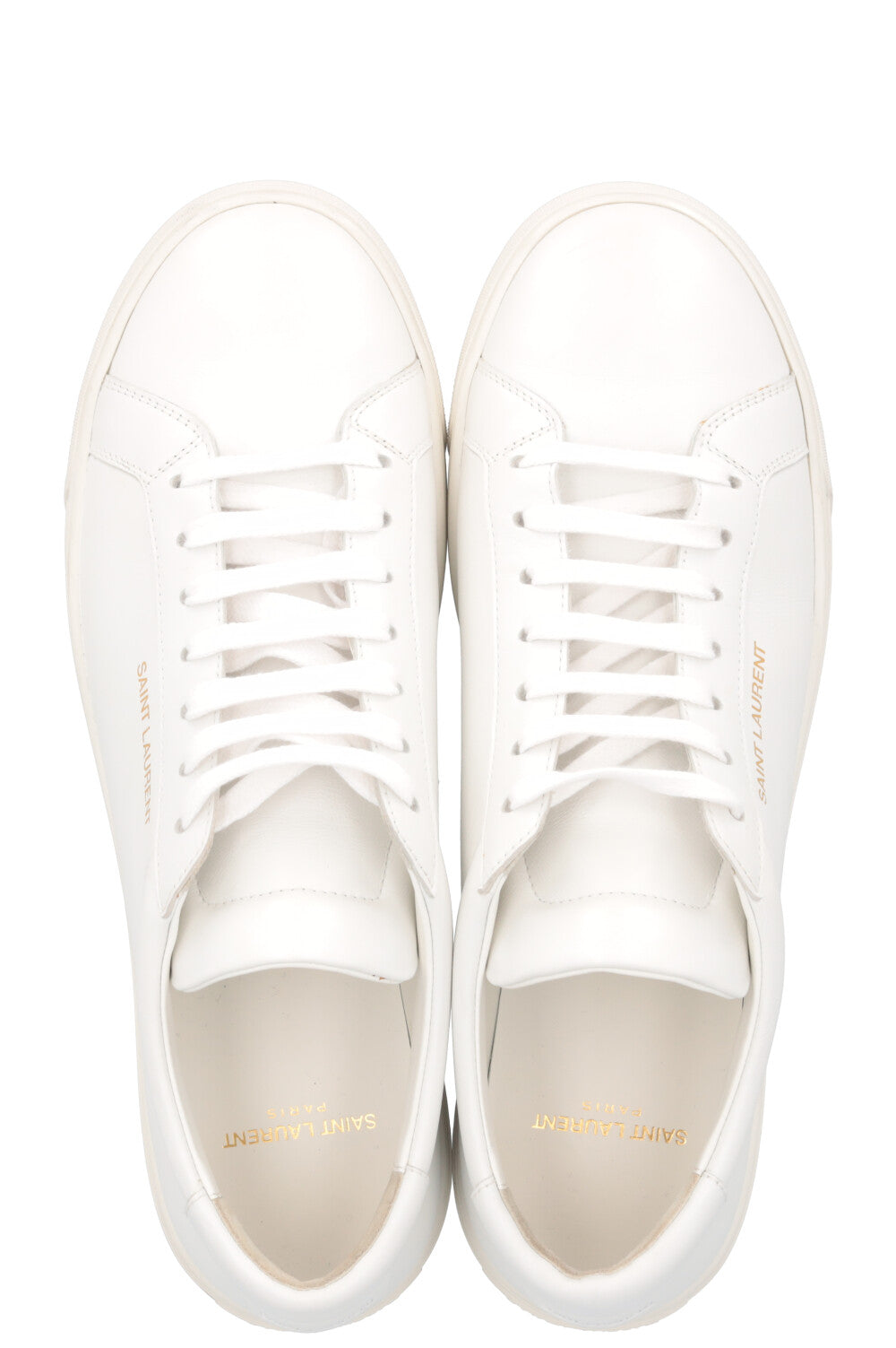 SAINT LAURENT Gym Low Logo Sneakers White