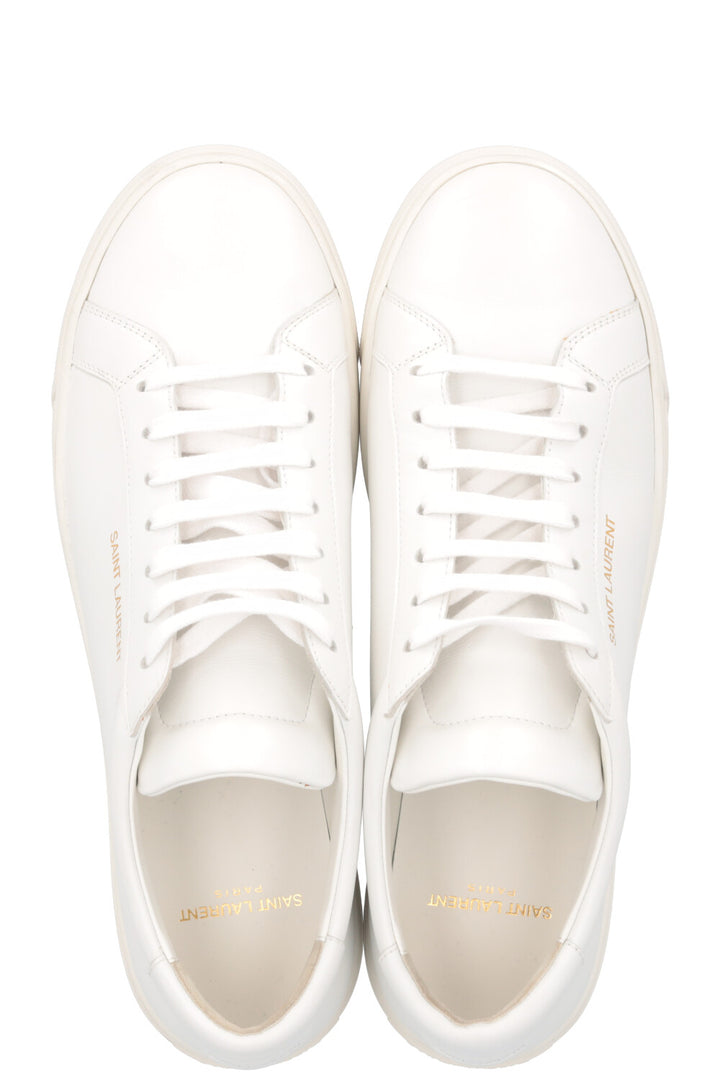 SAINT LAURENT Gym Low Logo Sneakers White