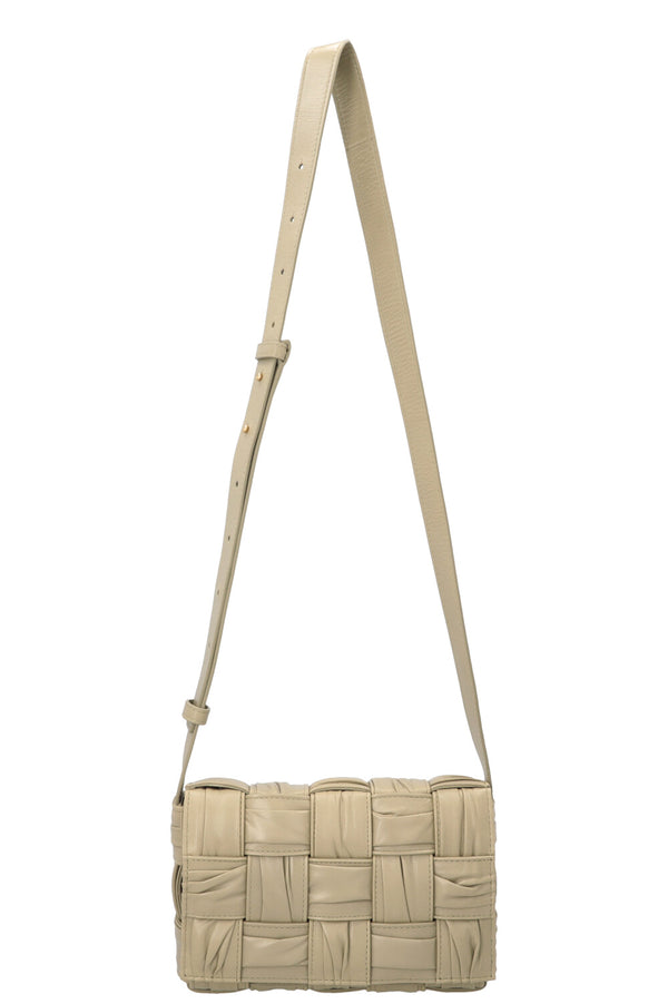 BOTTEGA VENETA Petit sac à cassette froissé Sauge