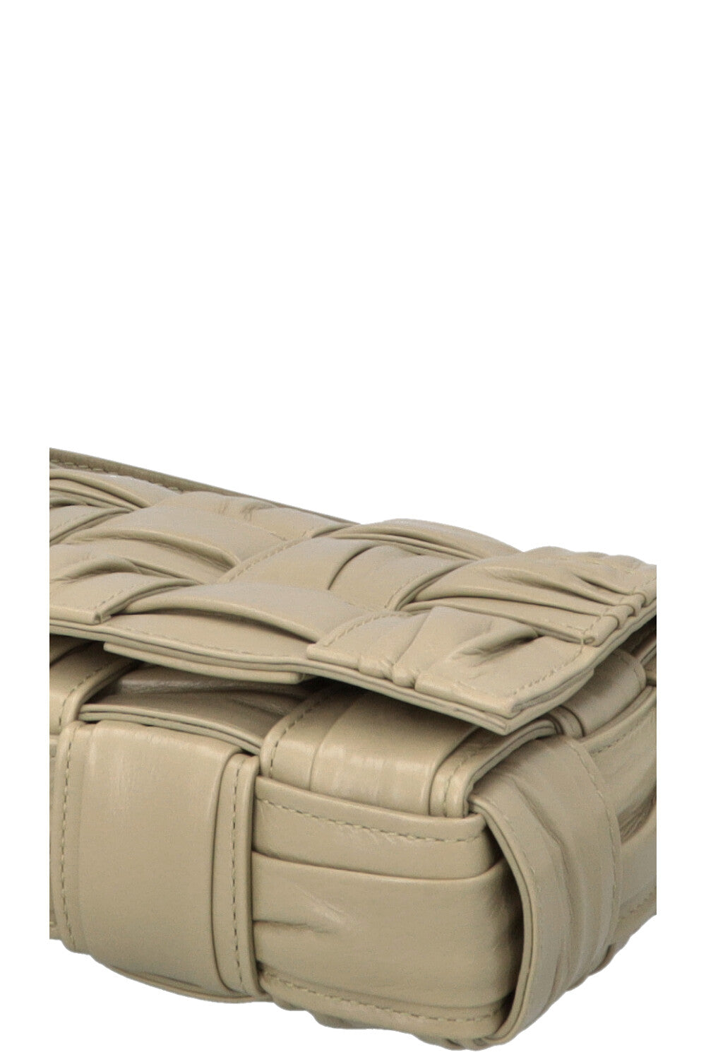 BOTTEGA VENETA Small Crinkled Cassette Bag Sage