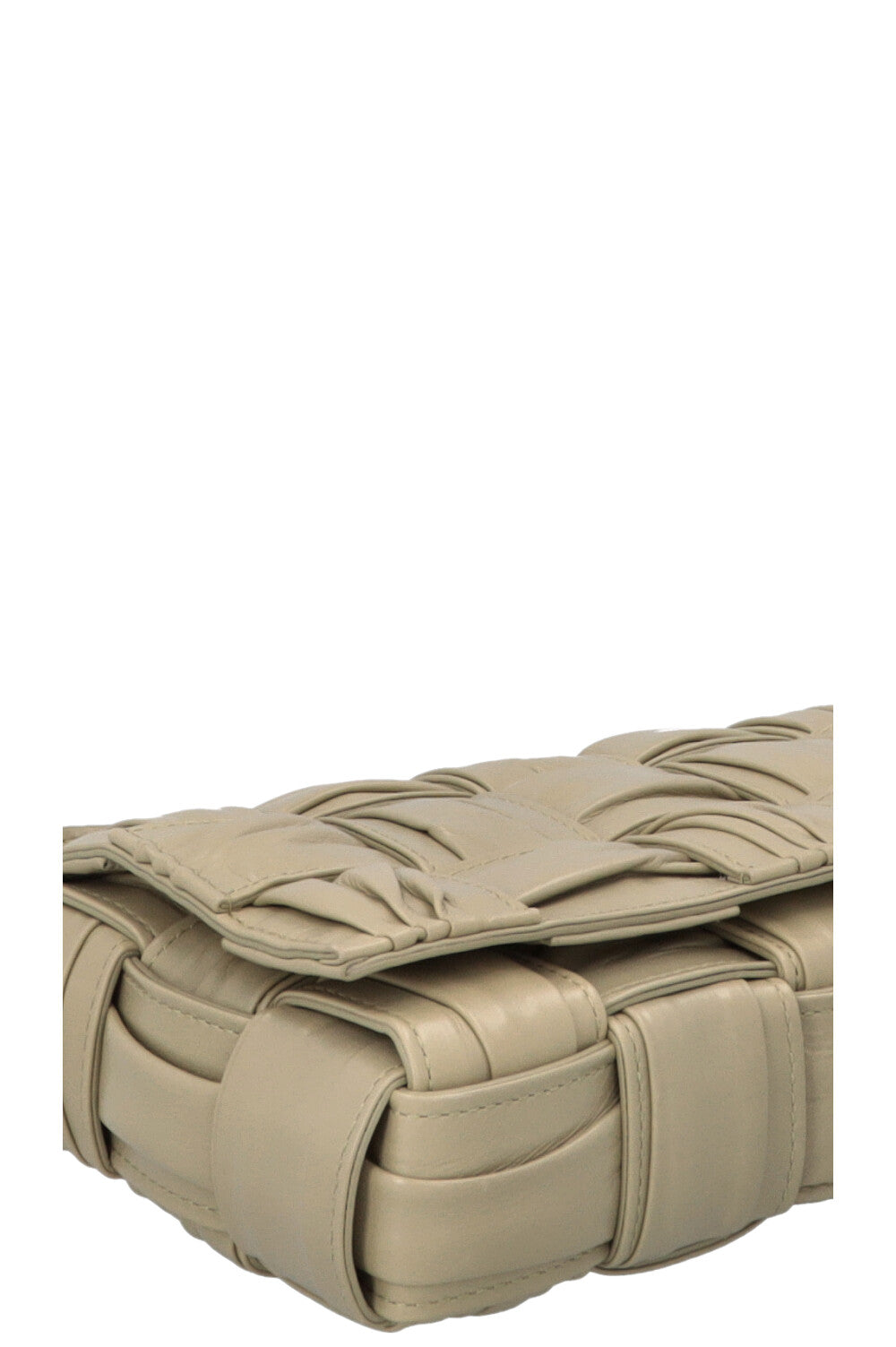 BOTTEGA VENETA Small Crinkled Cassette Bag Sage