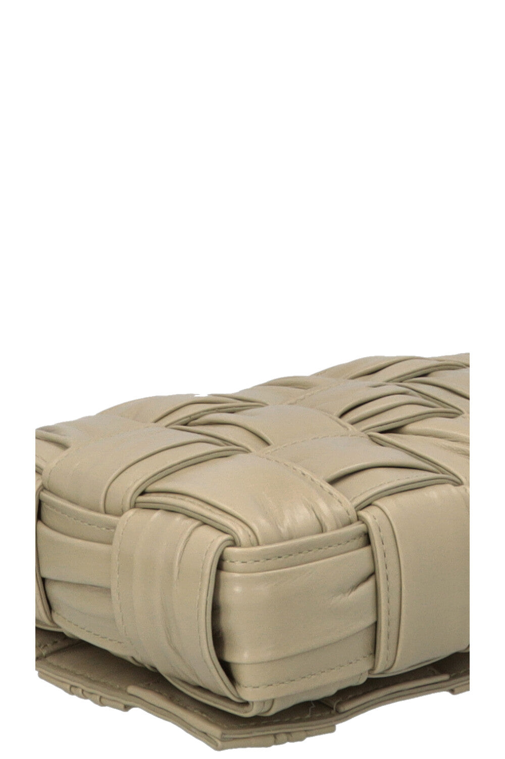 BOTTEGA VENETA Small Crinkled Cassette Bag Sage
