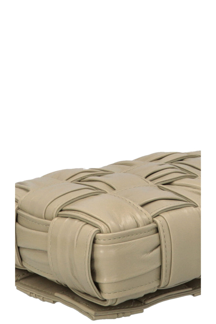 BOTTEGA VENETA Small Crinkled Cassette Bag Sage