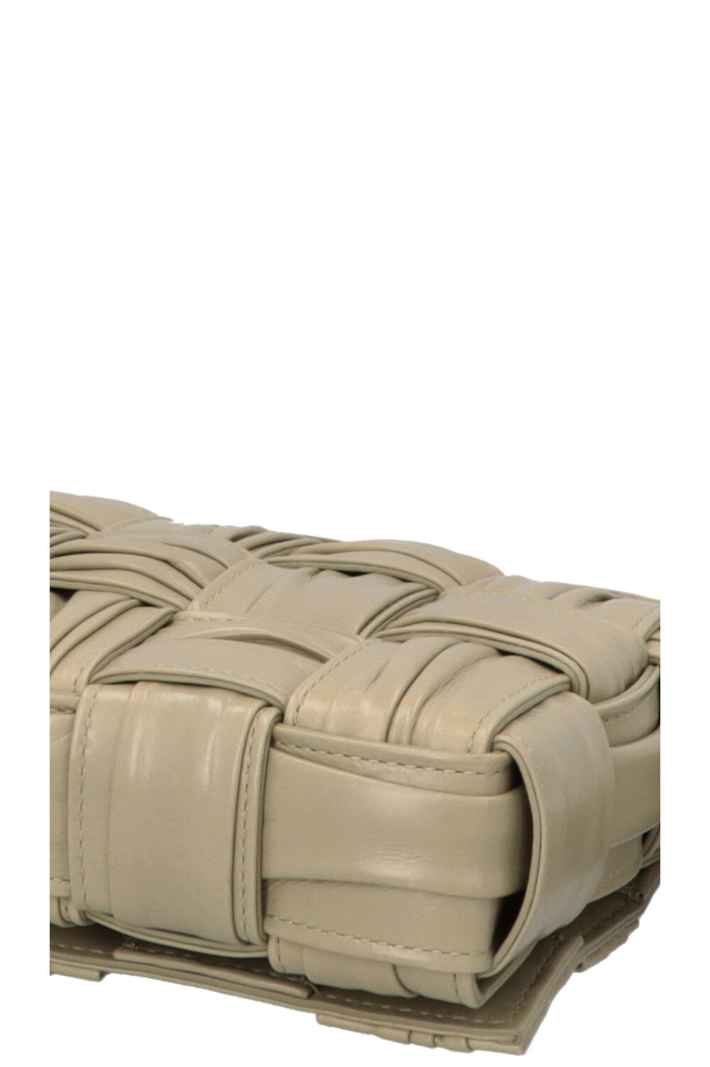 BOTTEGA VENETA Small Crinkled Cassette Bag Sage