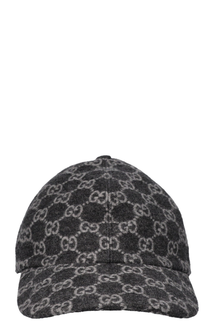 GUCCI GG Wool Cap Grey