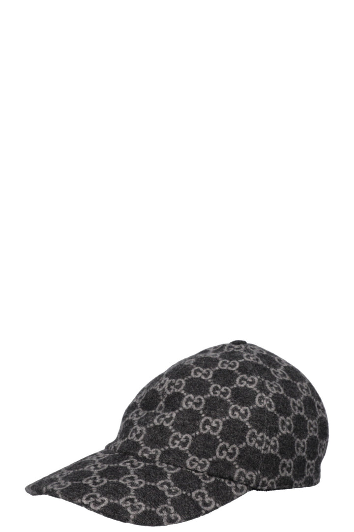 GUCCI GG Wool Cap Grey