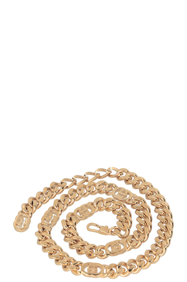 GUCCI GG Chain Belt Gold