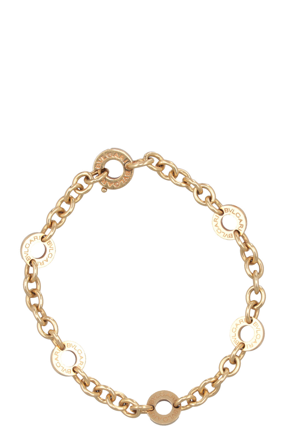 BVLGARI Charms Bracelet 18k Yellow Gold
