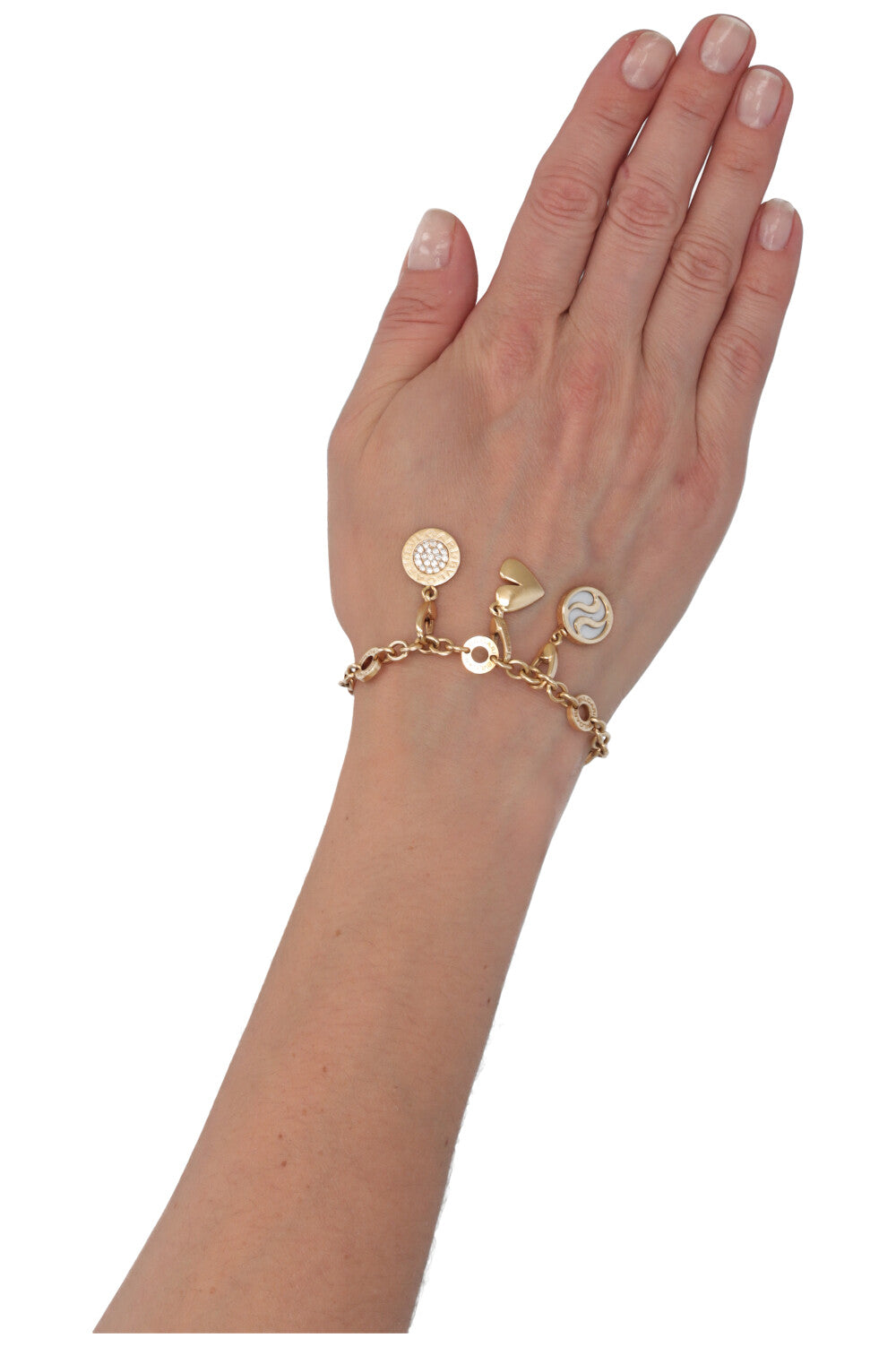 BVLGARI Charms Bracelet 18k Yellow Gold