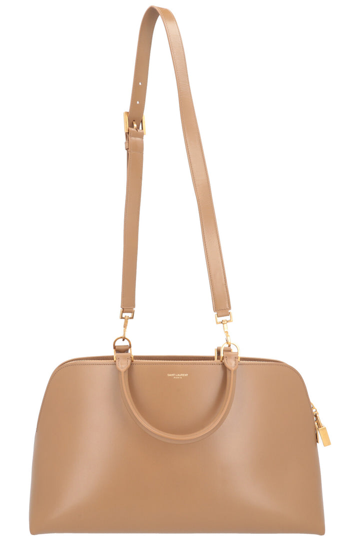 SAINT LAURENT Sac De Jour Doctor Duffle Bag Beige