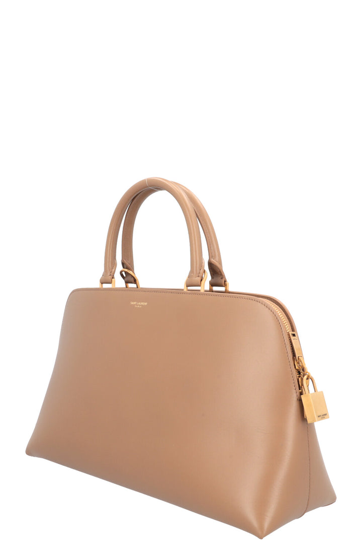 SAINT LAURENT Sac De Jour Doctor Duffle Bag Beige