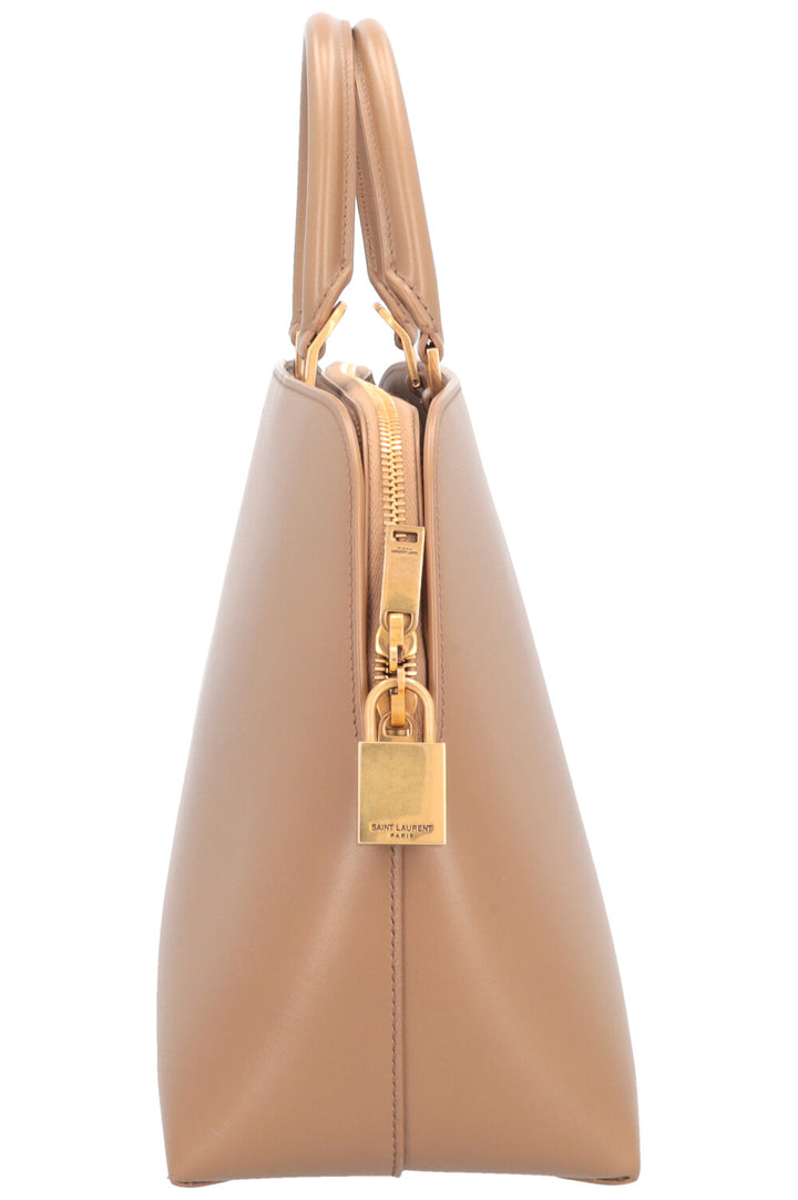 SAINT LAURENT Sac De Jour Doctor Duffle Bag Beige