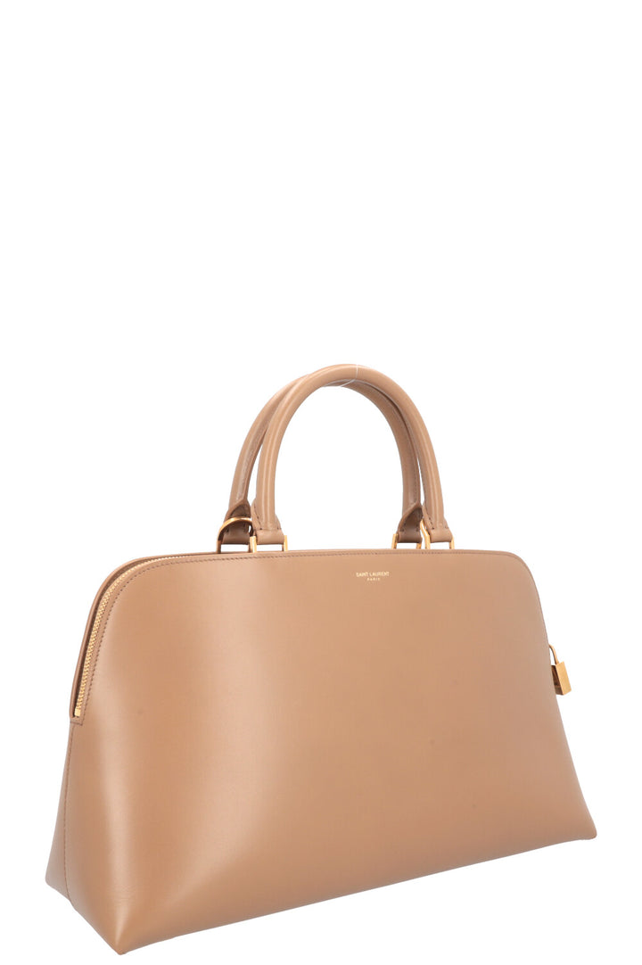 SAINT LAURENT Sac De Jour Doctor Duffle Bag Beige