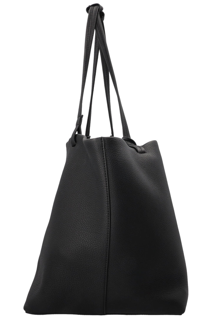 THE ROW Park Tote Three Leather Black