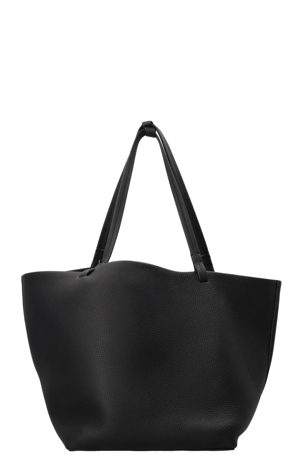 THE ROW Park Tote Three Leather Black