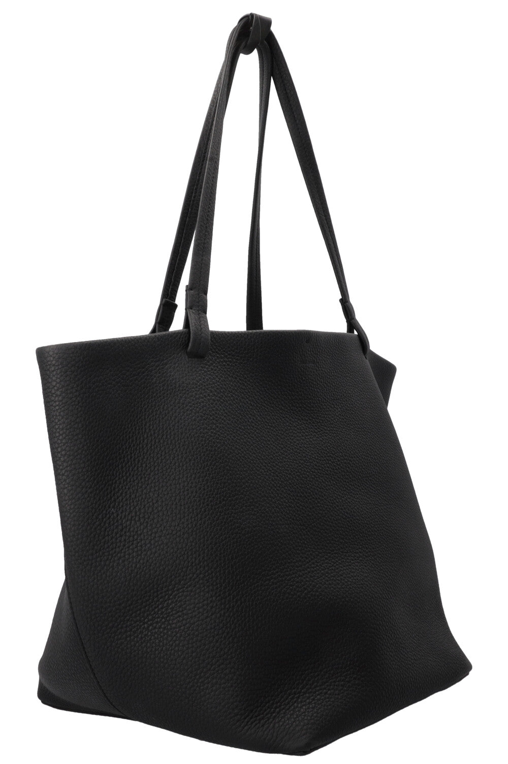 THE ROW Park Tote Three Leather Black