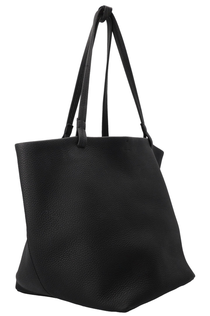THE ROW Park Tote Three Leather Black