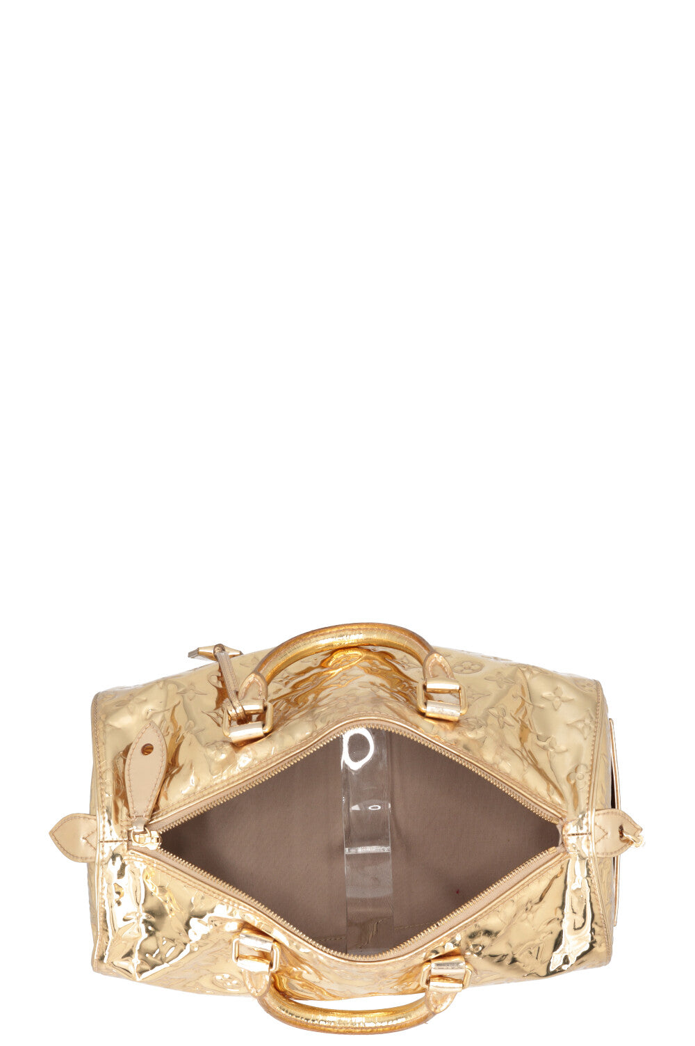 LOUIS VUITTON Speedy 35 Miroir Gold