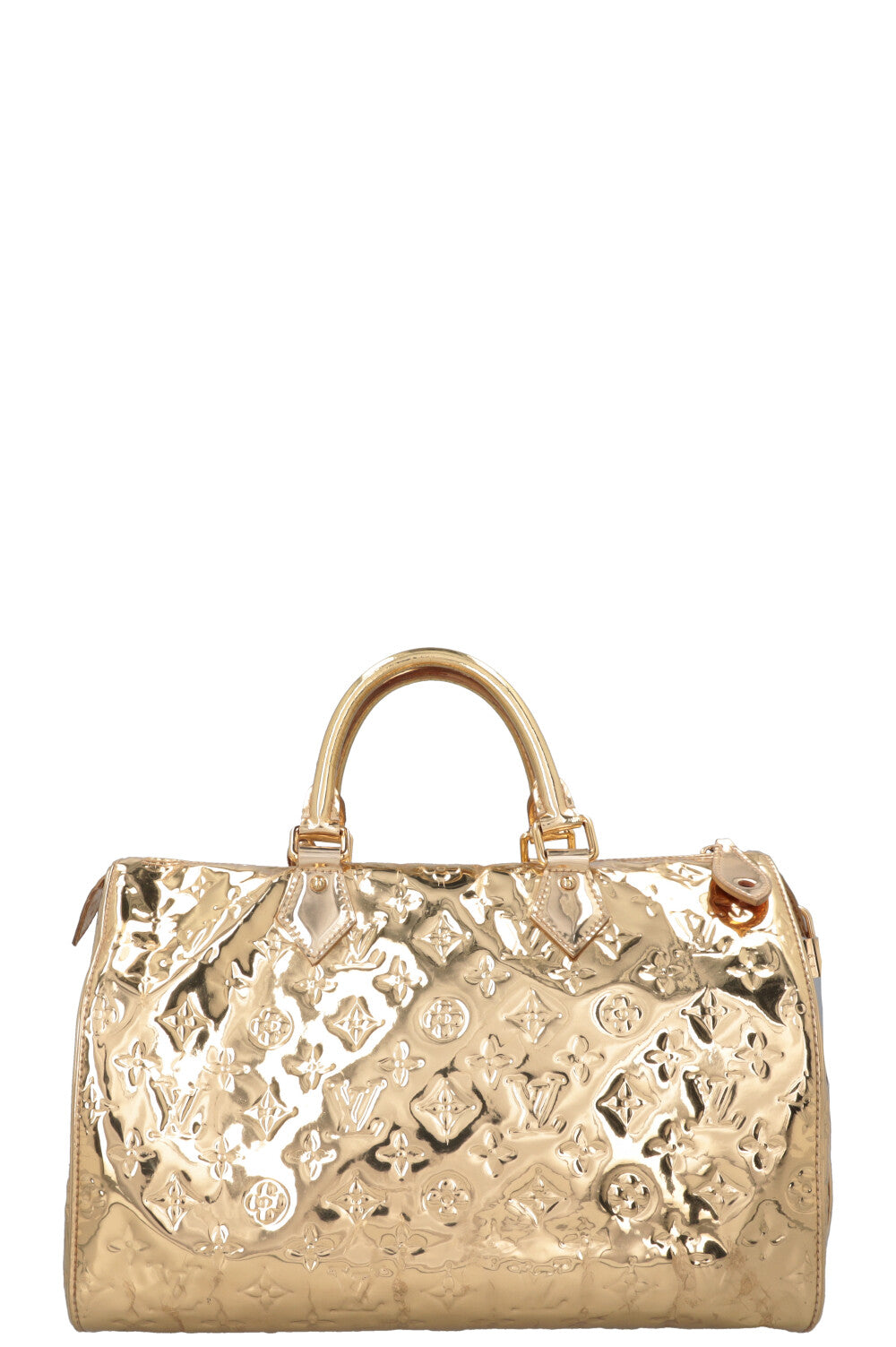 LOUIS VUITTON Speedy 35 Miroir Gold
