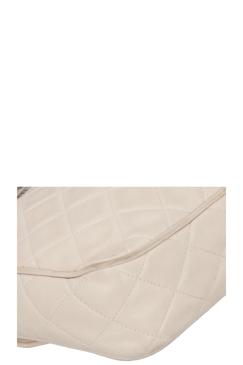CHANEL Tassle Camera Bag Leather Ivory