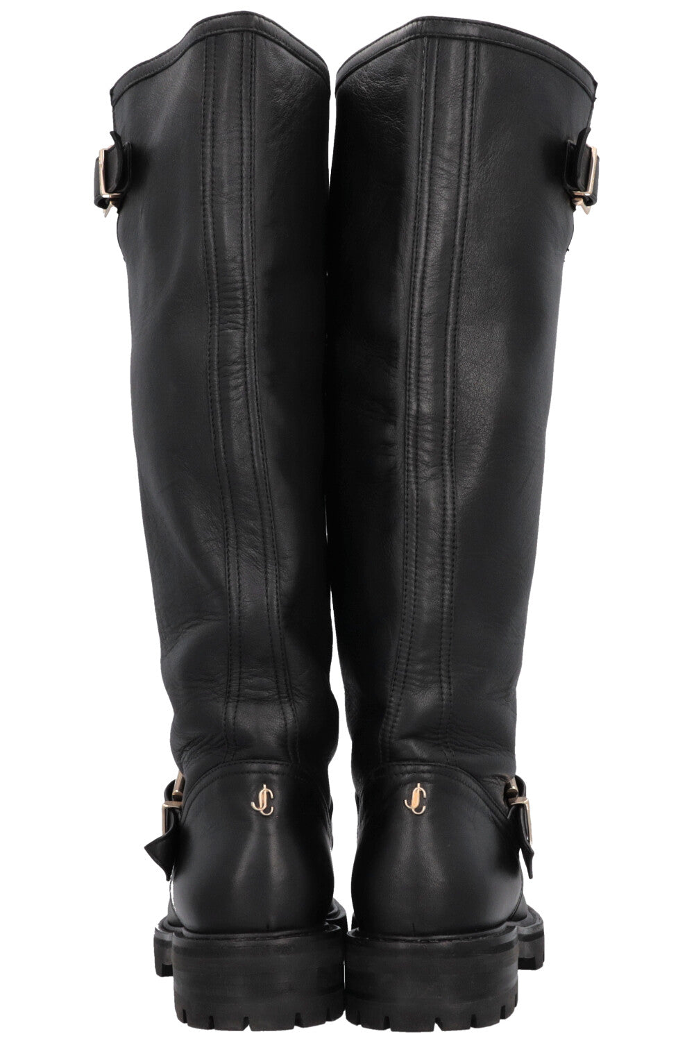 JIMMY CHOO Black Knee-High Boots