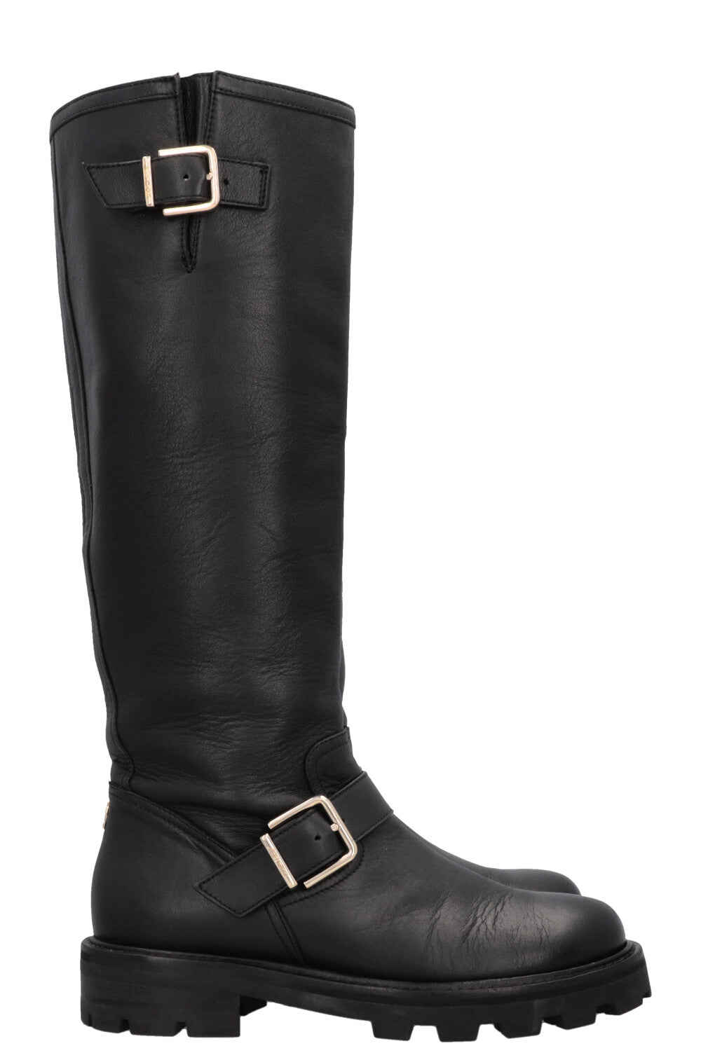 JIMMY CHOO Black Knee-High Boots