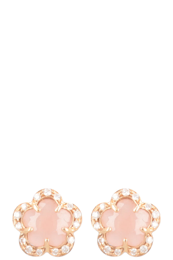PASQUALE BRUNI Boucles d'oreilles Figlia Dei Fiori or rose