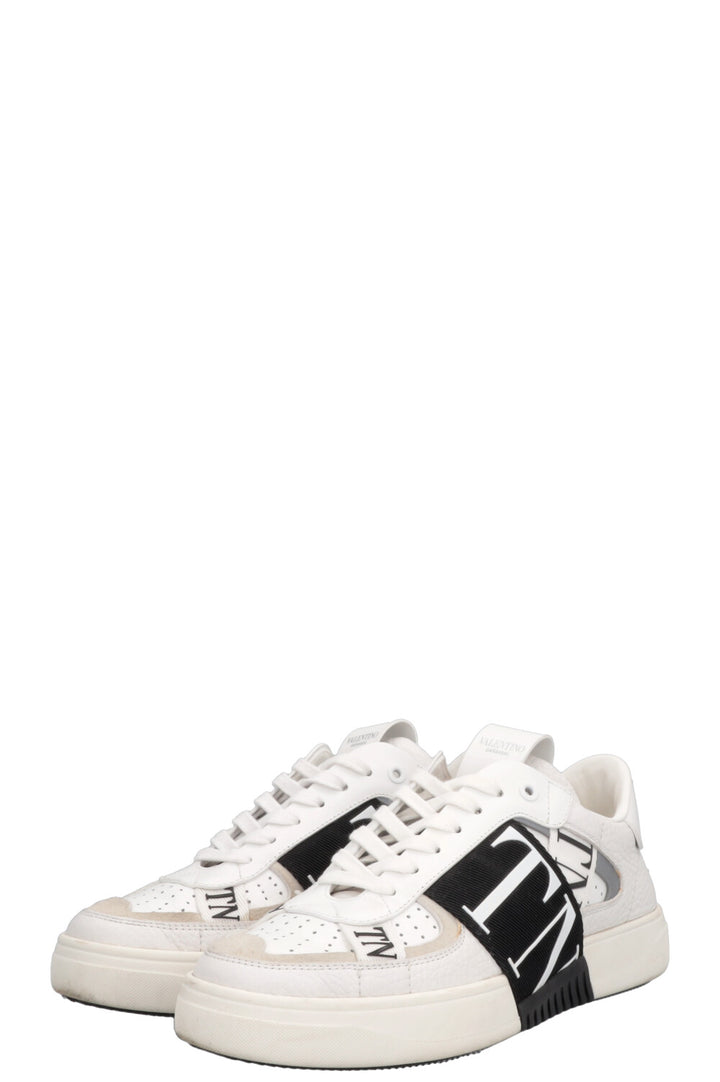 VALENTINO Low Top VLTN Logo Sneaker White Black