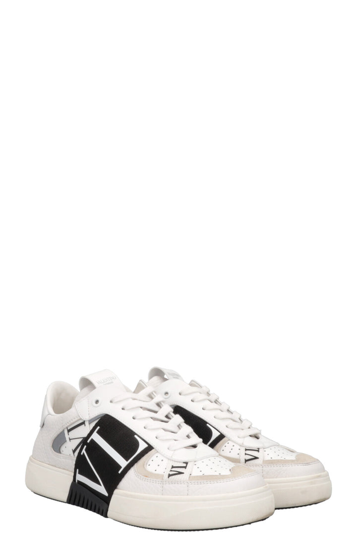 VALENTINO Low Top VLTN Logo Sneaker White Black
