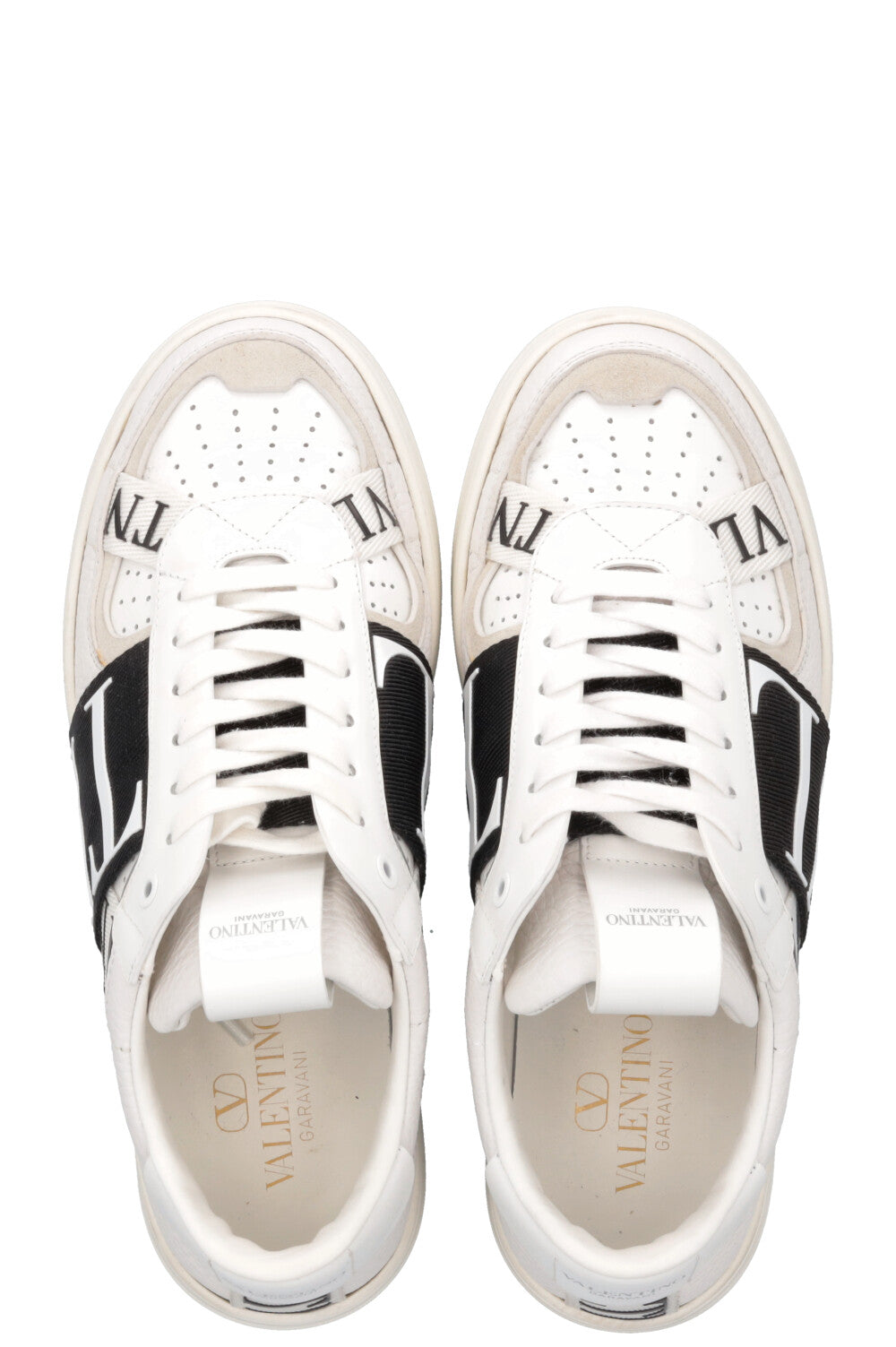 VALENTINO Low Top VLTN Logo Sneaker White Black