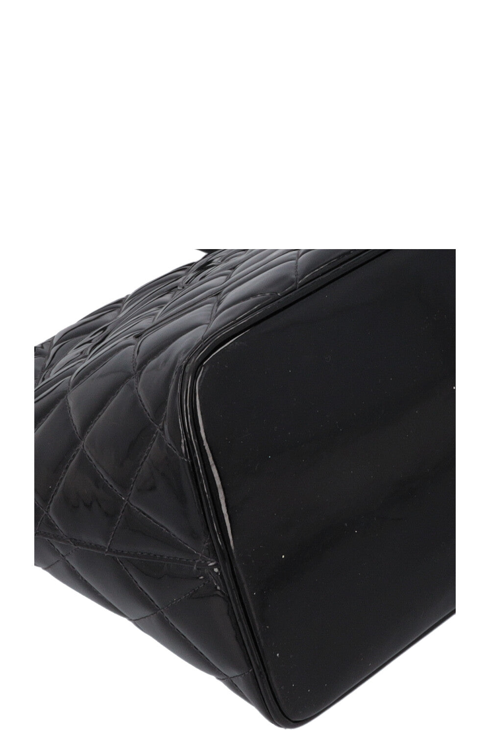 CHANEL Medallion Tote Bag Patent Black