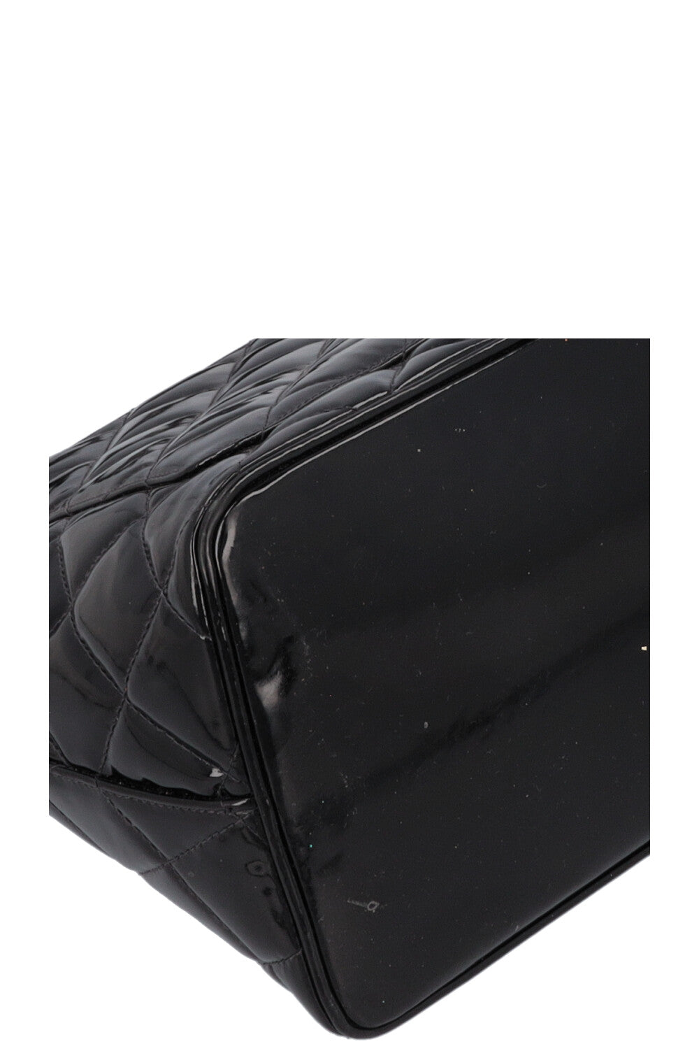 CHANEL Medallion Tote Bag Patent Black