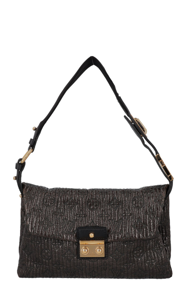 LOUIS VUITTON Motard Pochette Bag Metalassé Brown