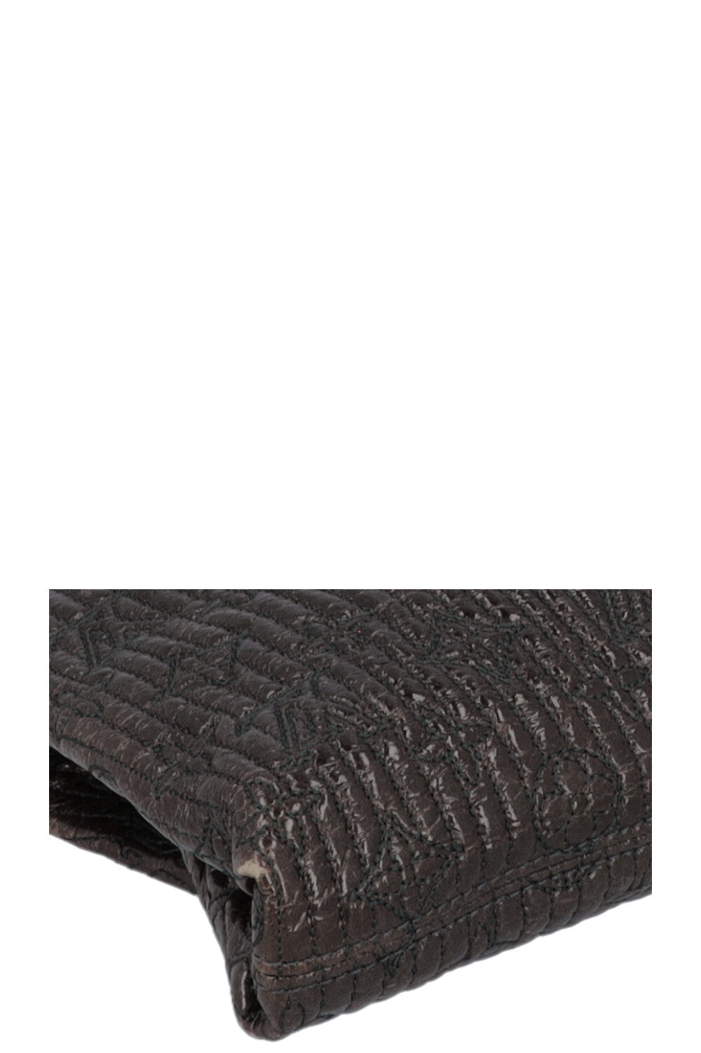 LOUIS VUITTON Motard Pochette Bag Metalasse Brown