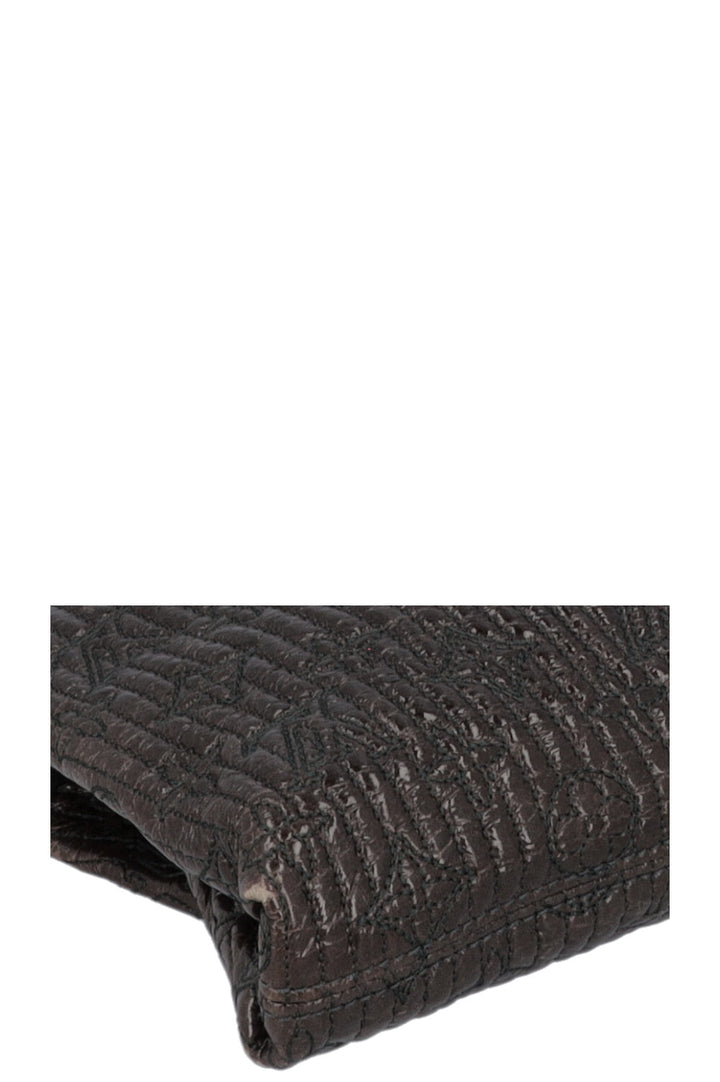 LOUIS VUITTON Motard Pochette Bag Metalasse Brown
