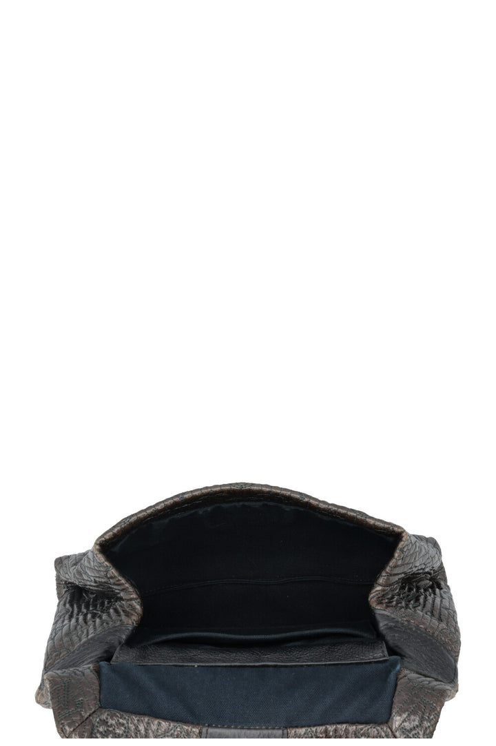 LOUIS VUITTON Motard Pochette Bag Metalasse Brown