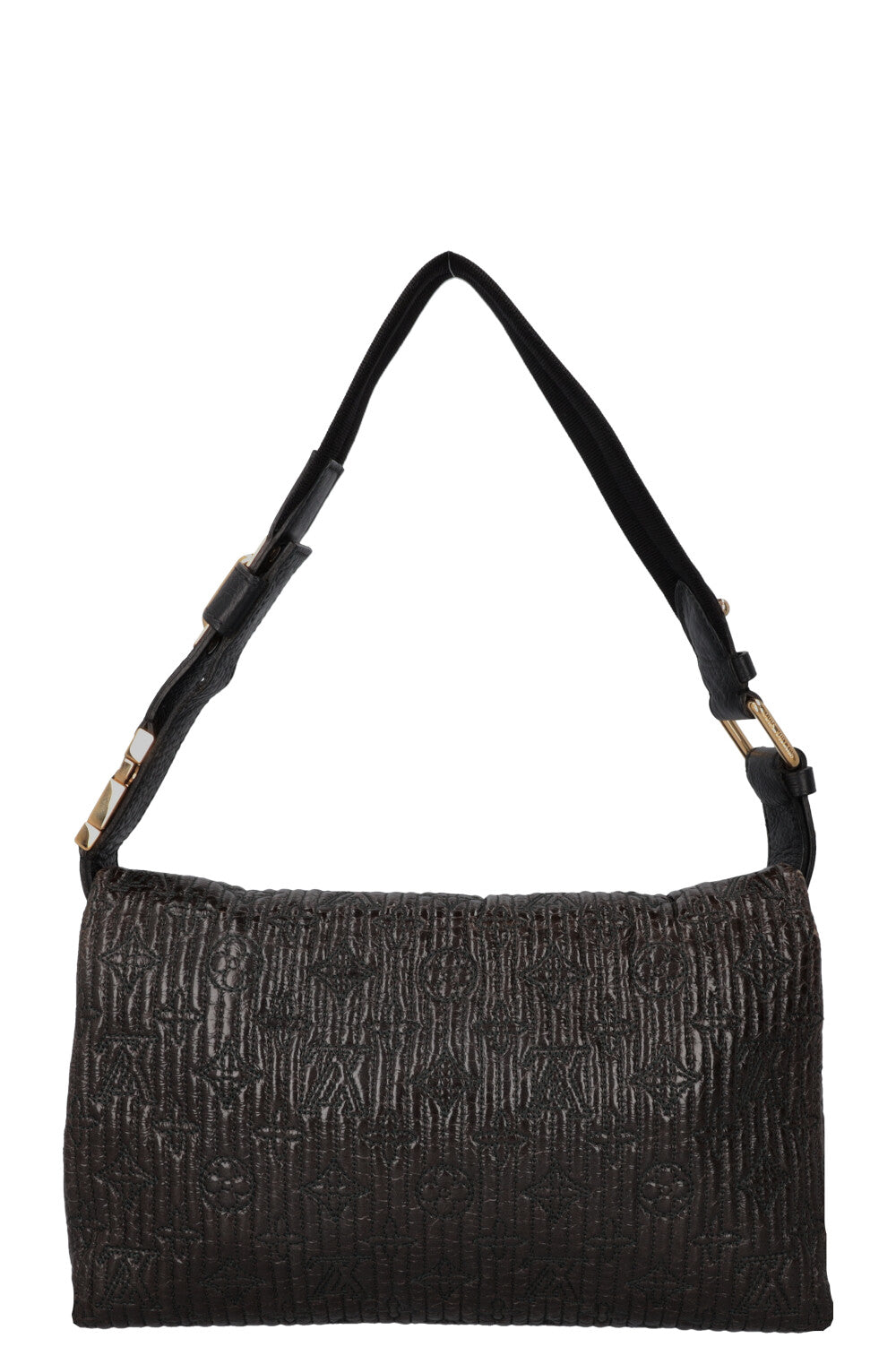 LOUIS VUITTON Motard Pochette Bag Metalasse Brown
