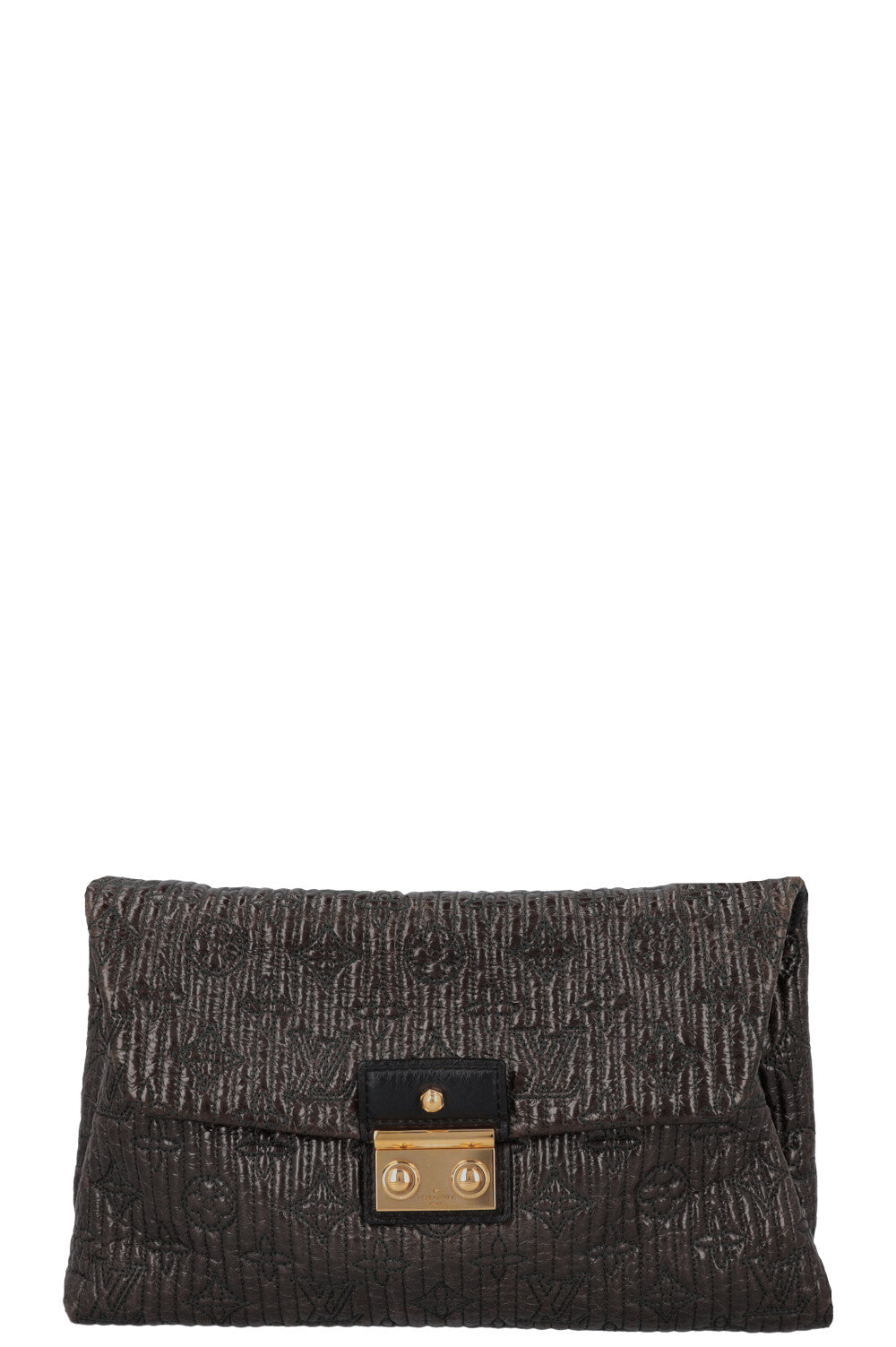 LOUIS VUITTON Motard Pochette Bag Metalassé Brown
