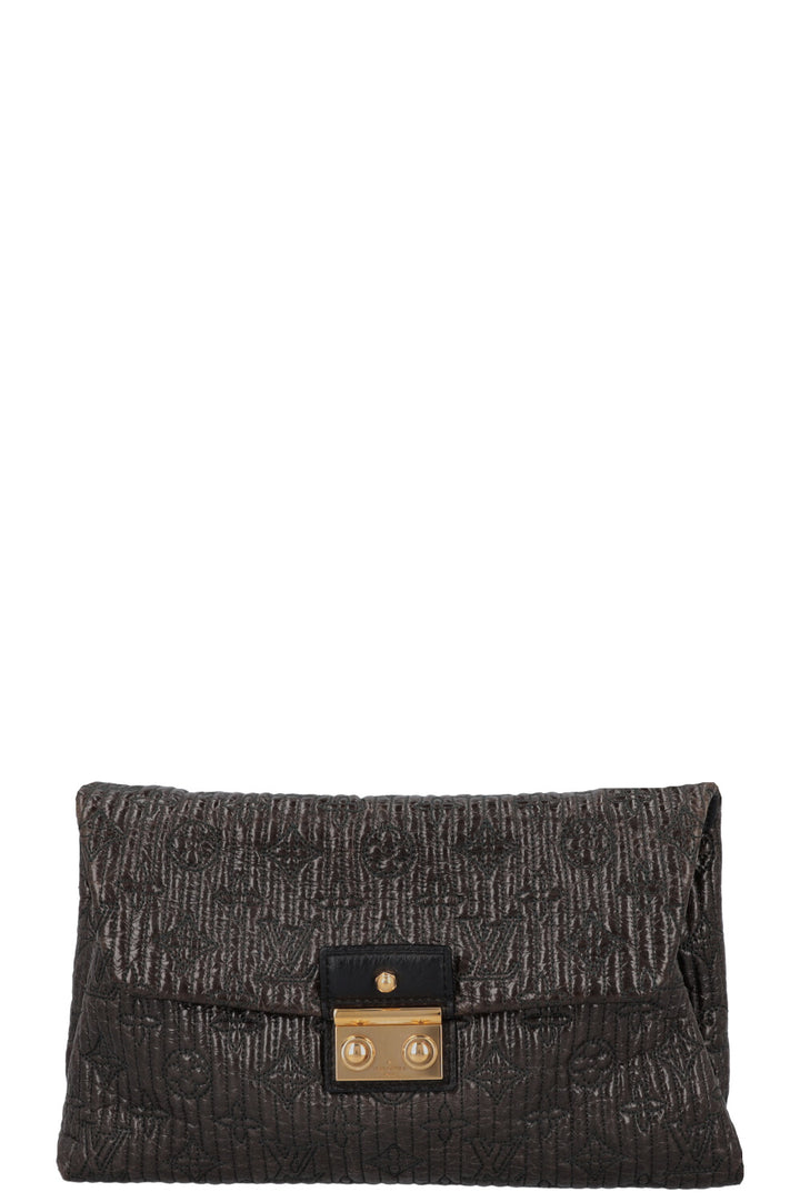LOUIS VUITTON Motard Pochette Bag Metalassé Brown