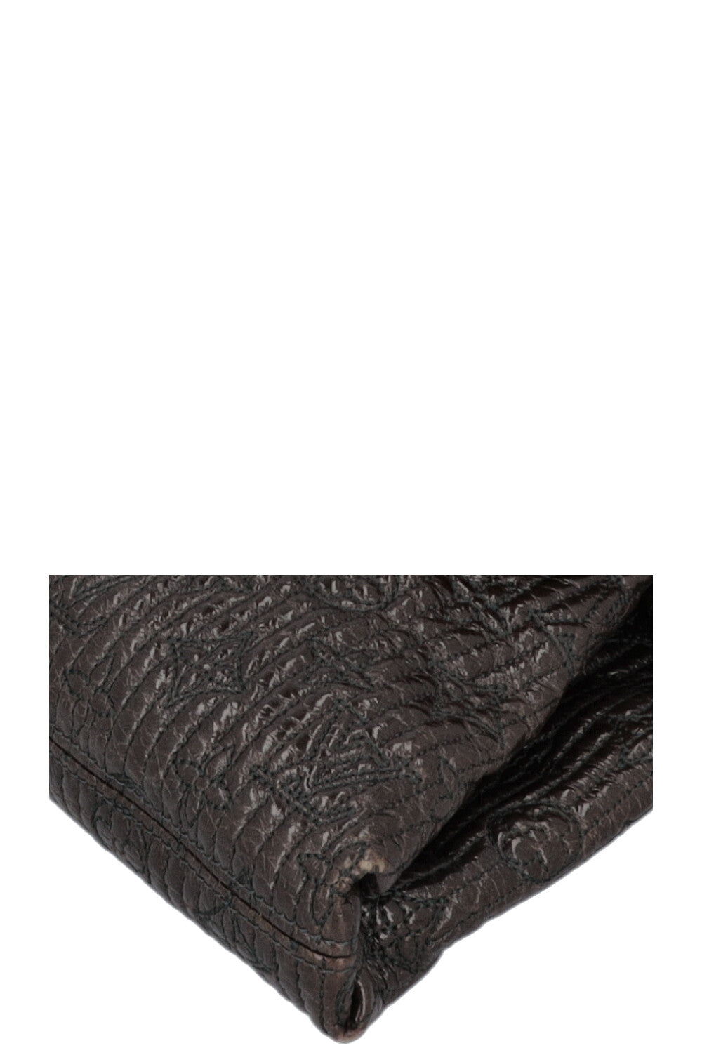 LOUIS VUITTON Motard Pochette Bag Metalasse Brown