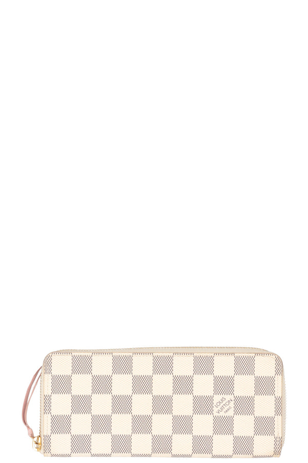 LOUIS VUITTON Zippy Wallet Horizontal Damier Azur