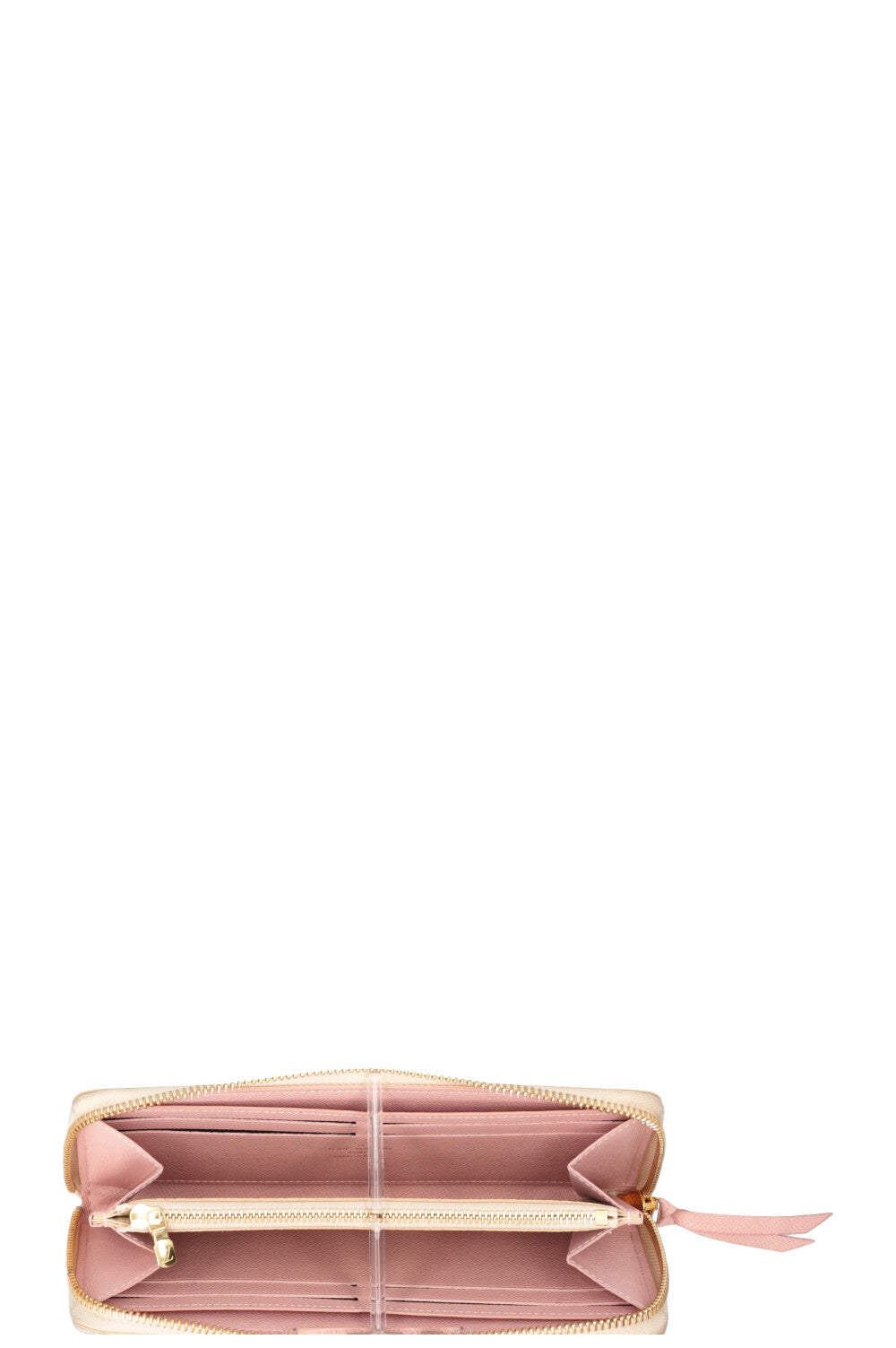 Portefeuille zippé Horizontal Louis Vuitton Damier Azur