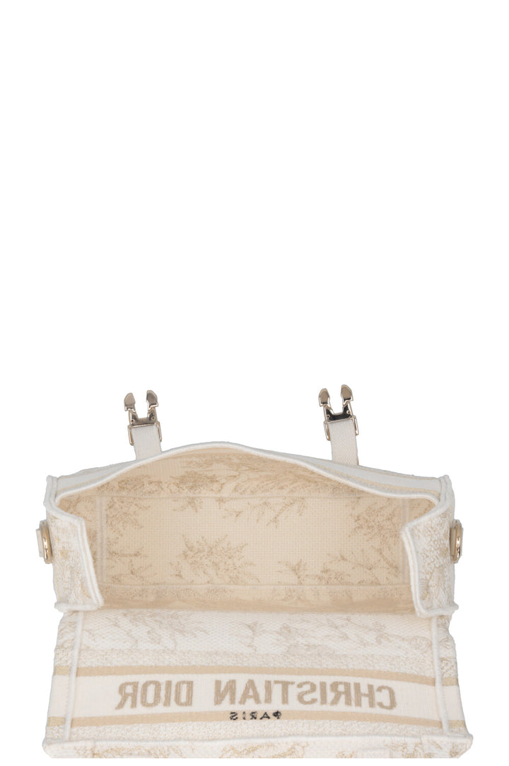 CHRISTIAN DIOR Diorcamp Messenger Bag White Gold