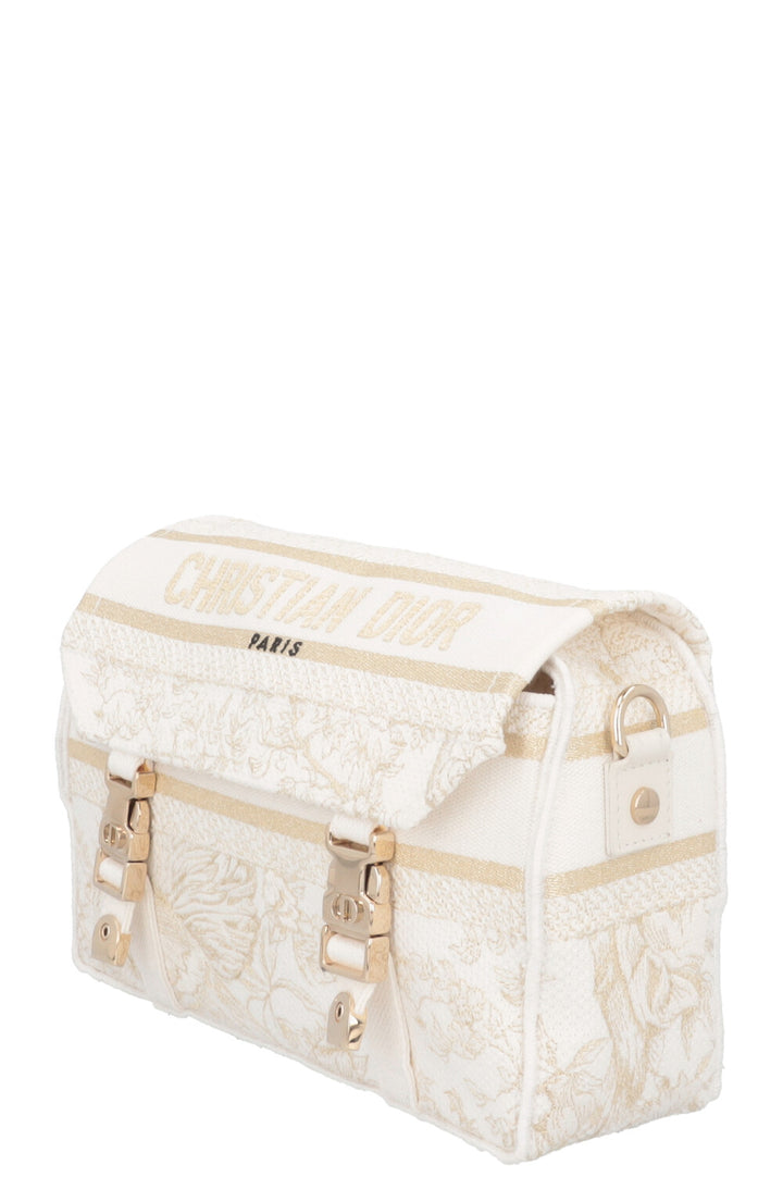 CHRISTIAN DIOR Diorcamp Messenger Bag White Gold