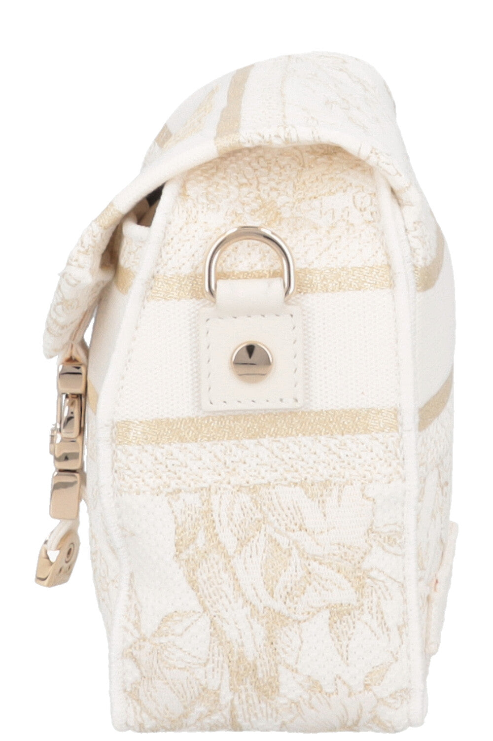 CHRISTIAN DIOR Diorcamp Messenger Bag White Gold REAWAKE